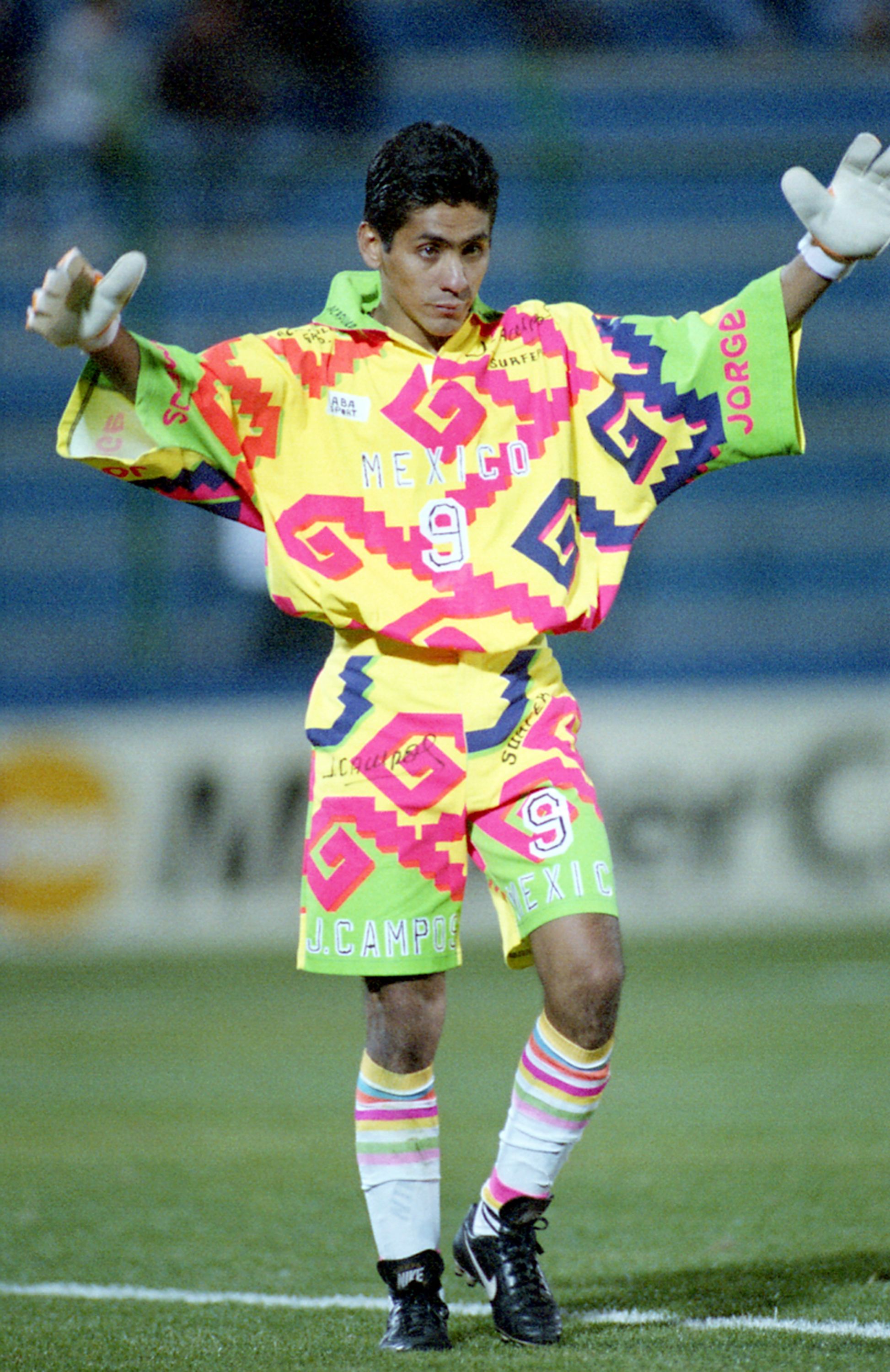 Uniformes de Jorge Campos