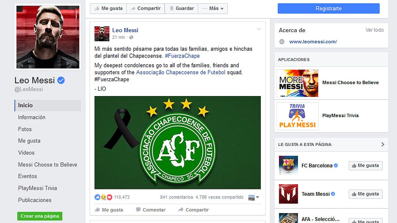 Tragedia Chapecoense
