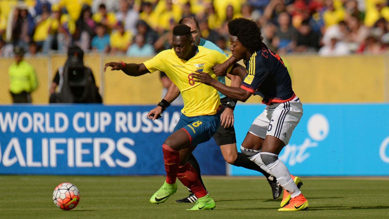 ECUADOR vs. COLOMBIA