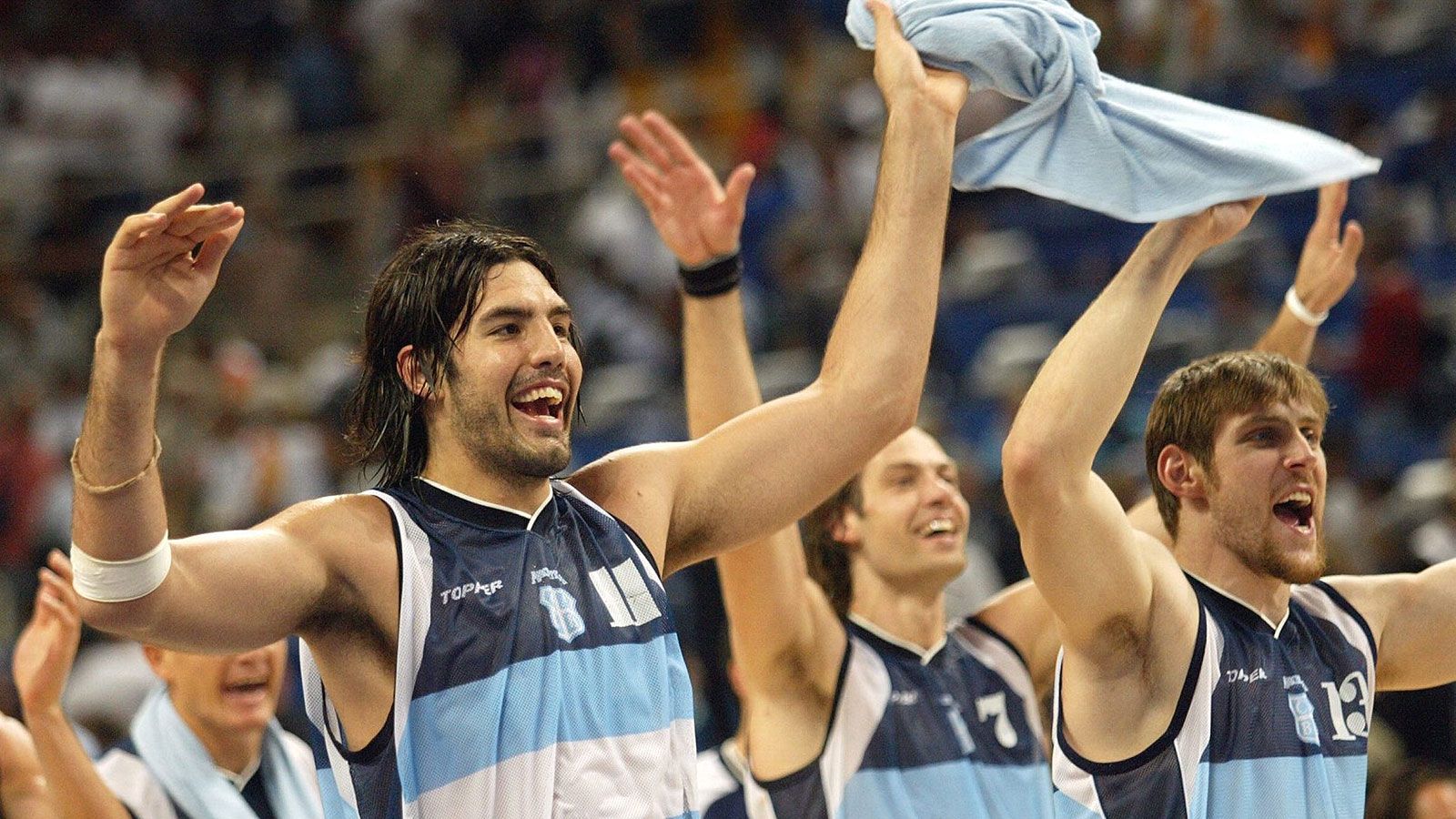 Las mejores fotos del Chapu Nocioni en la selecci�n argentina.