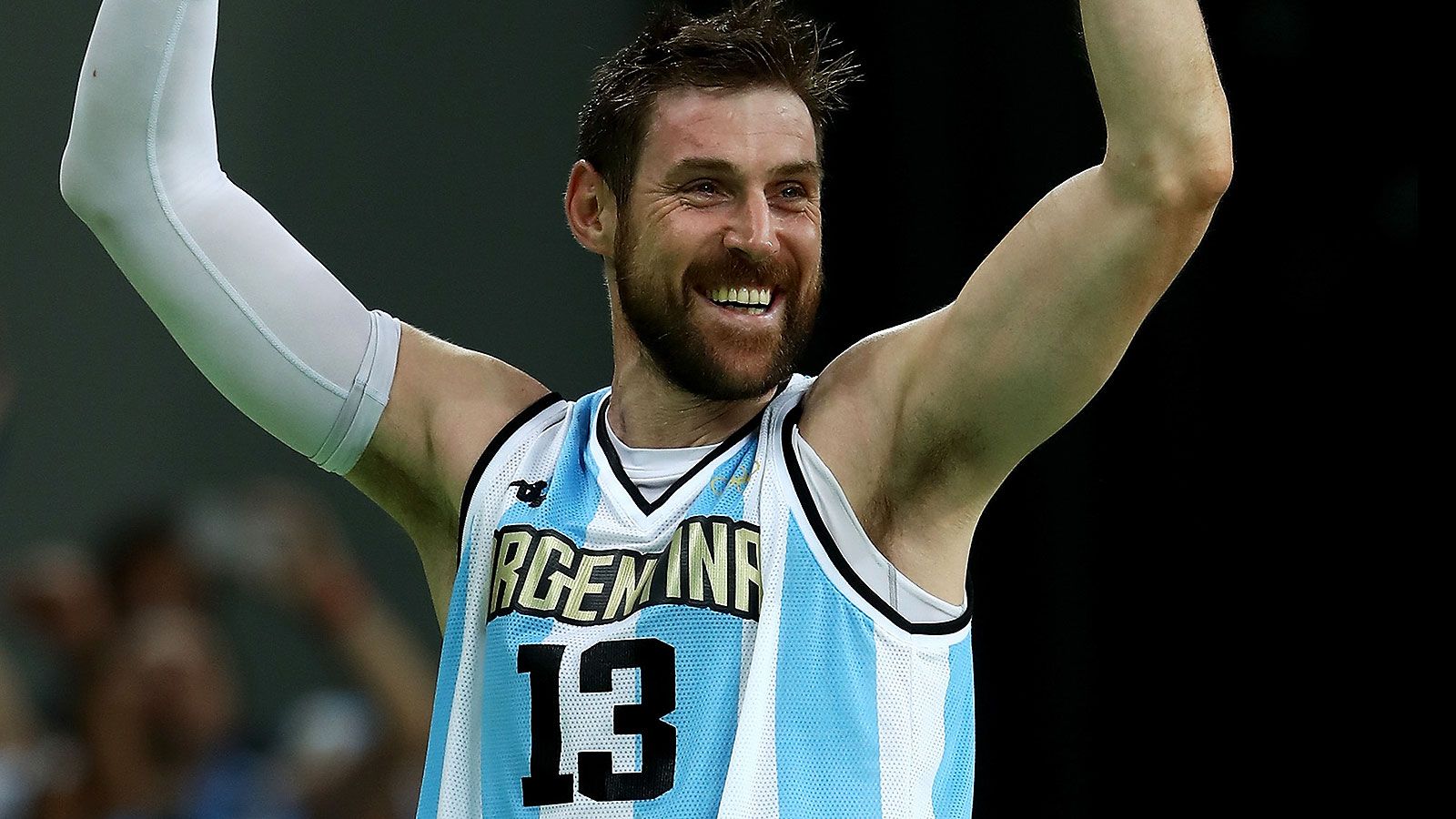 Las mejores fotos del Chapu Nocioni en la selecci�n argentina.