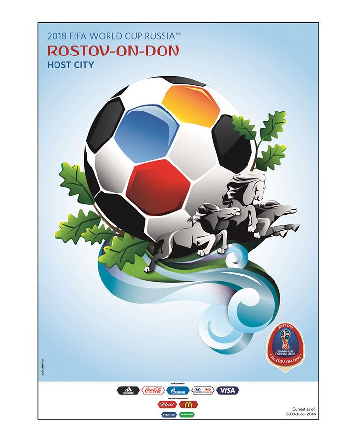 Todos los p�sters de las ciudades mundialistas.