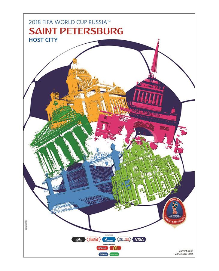 Todos los p�sters de las ciudades mundialistas.