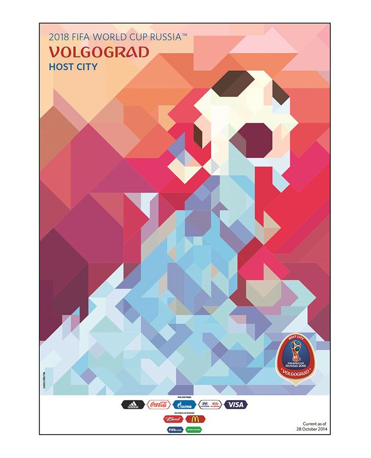 Todos los p�sters de las ciudades mundialistas.