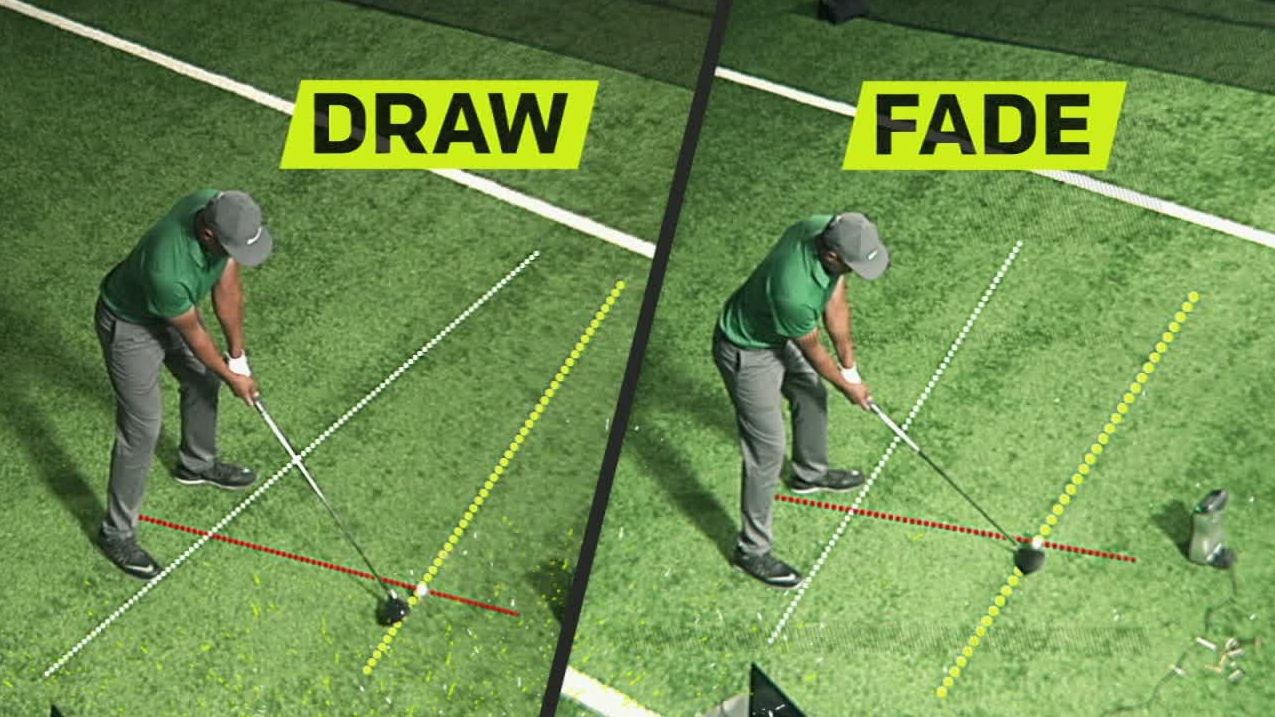 The subtle difference between a draw and fade off the tee