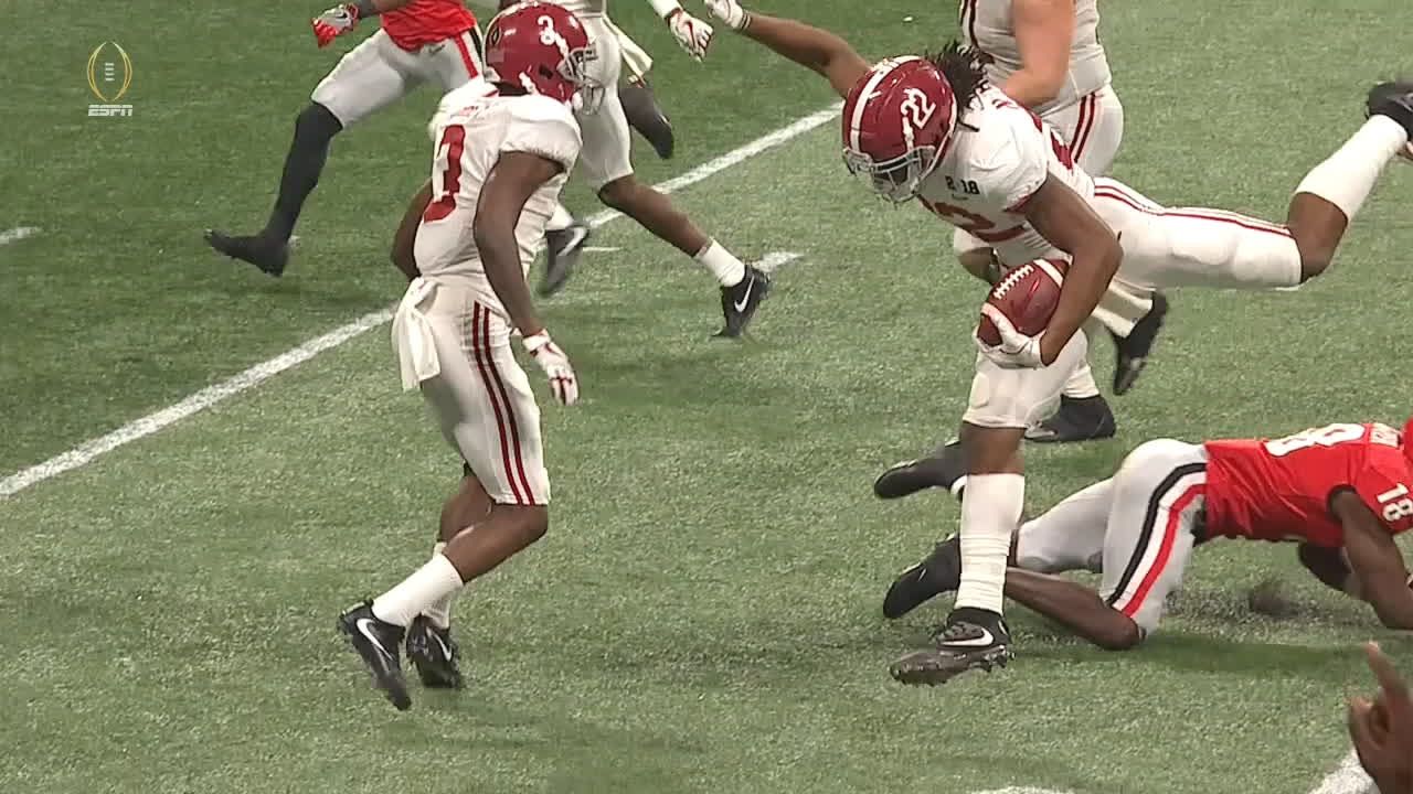 Harris bounces run for big Alabama gain ESPN Video