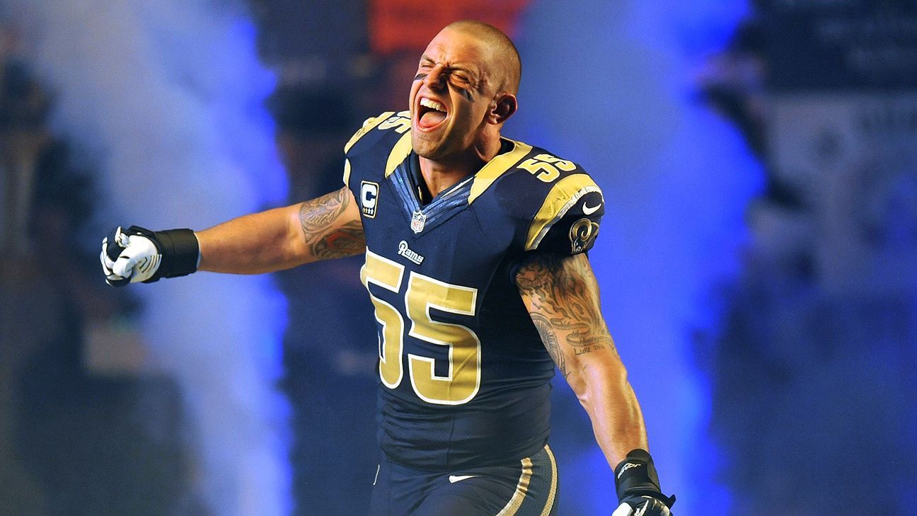 Rams cut Laurinaitis, Long, Cook in cap purge