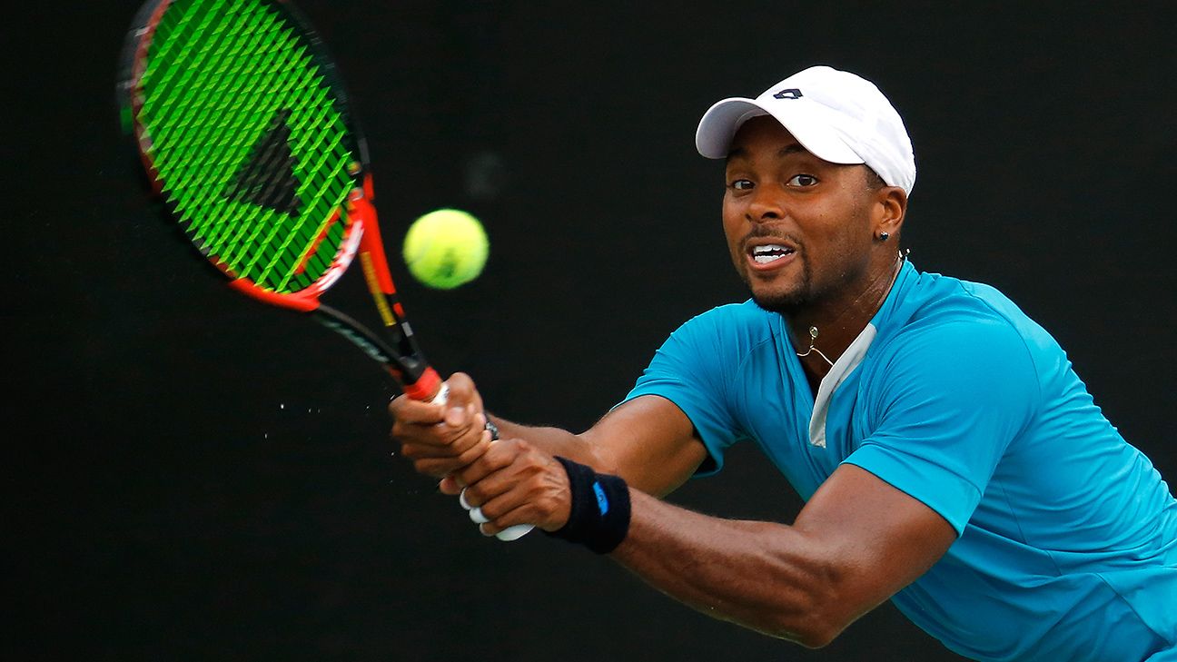 Donald Young y Ryan Harrison tienen un intercambio conciso en el New York Open.