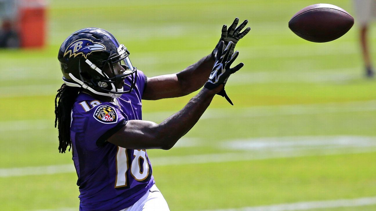 Ravens' Perriman off PUP; practice return unclear