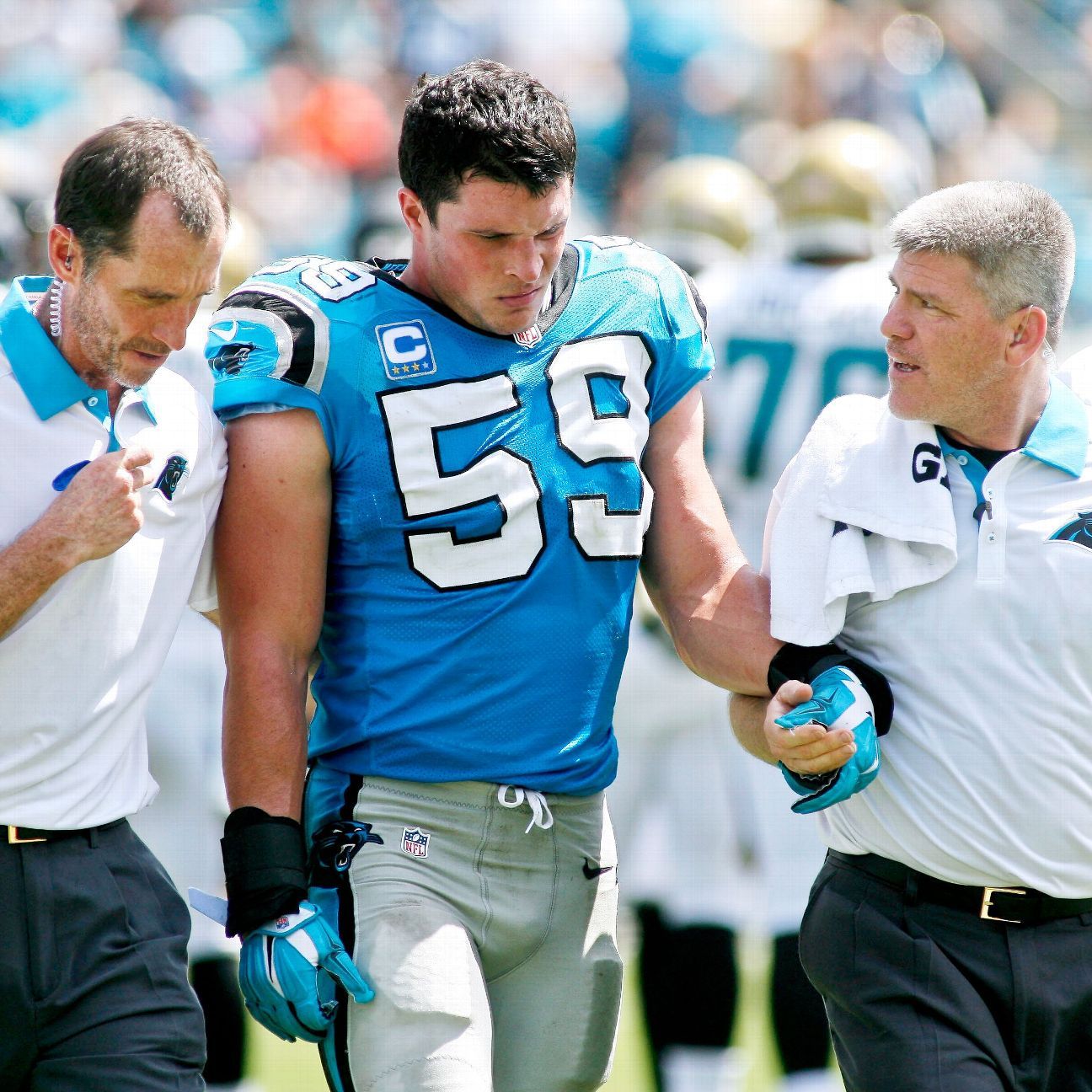 Panthers' Kuechly (concussion) likely out again