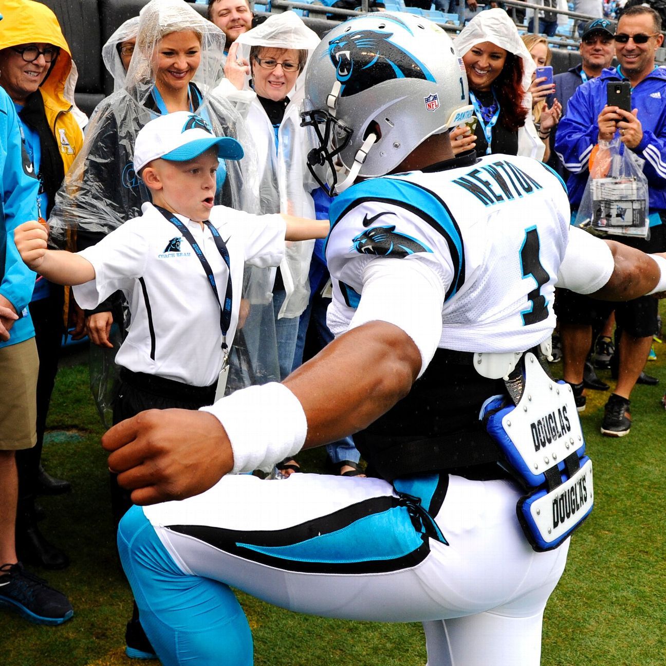 Six-year-old Braylon Beam reveals before Panthers game the 'tumor is dying'