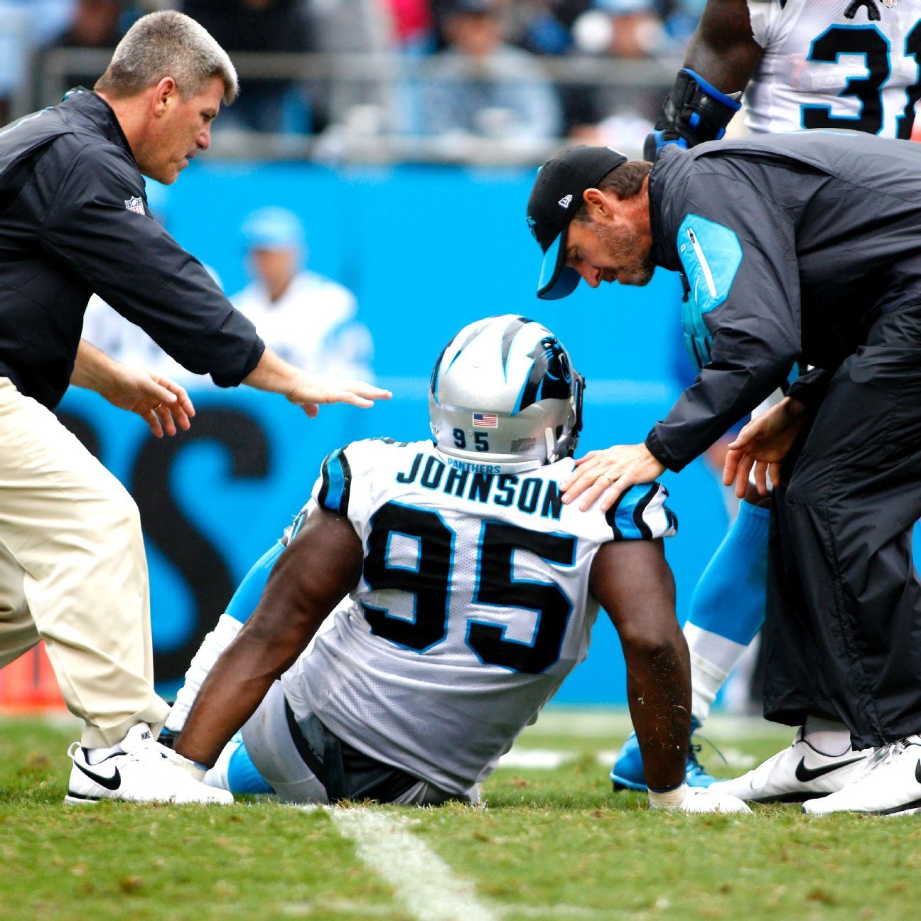 Panthers DE Johnson (hamstring) out for Week 4