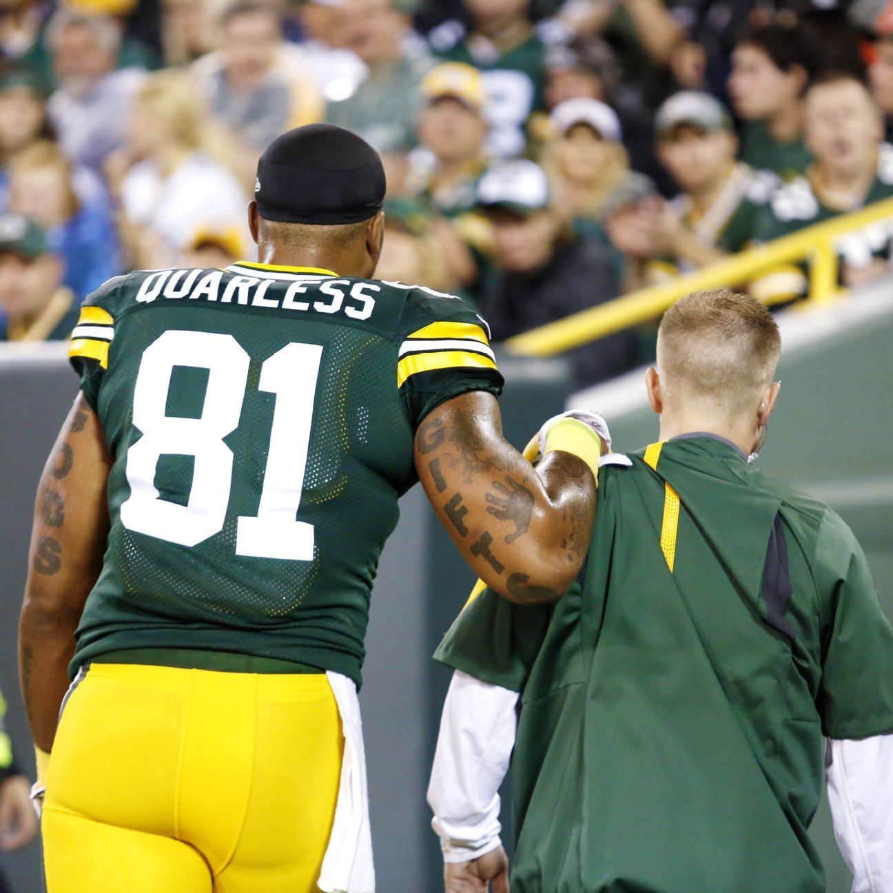 Packers TE Quarless expected to miss a month