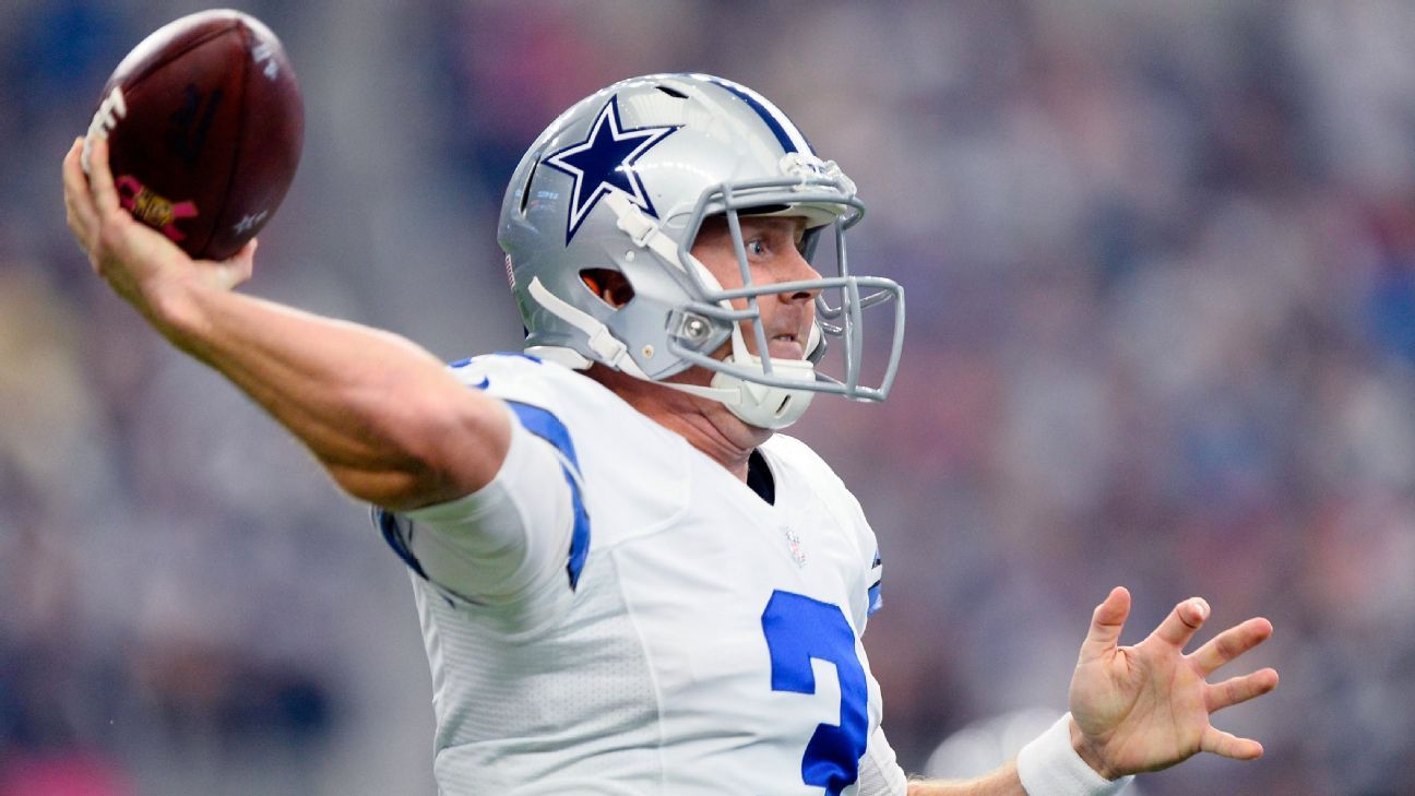Cowboys cut ties with QB Weeden, RB Michael