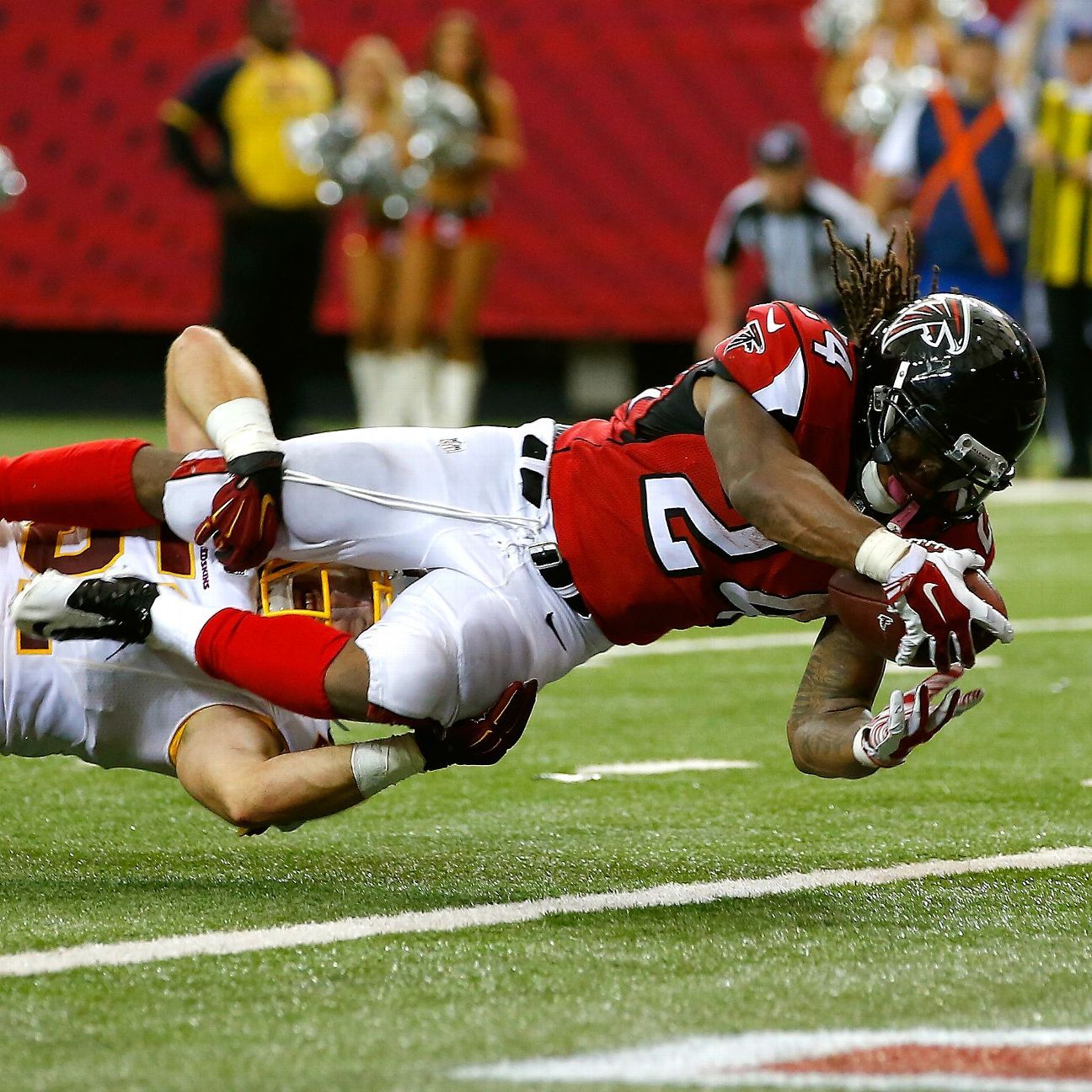 Call on Devonta Freeman's reversed TD was correct; get over it!
