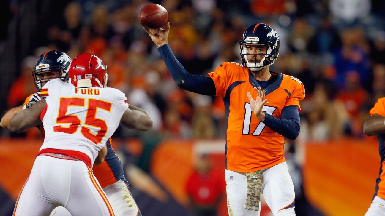 Brock Osweiler's offense will have a different look than Peyton Manning's