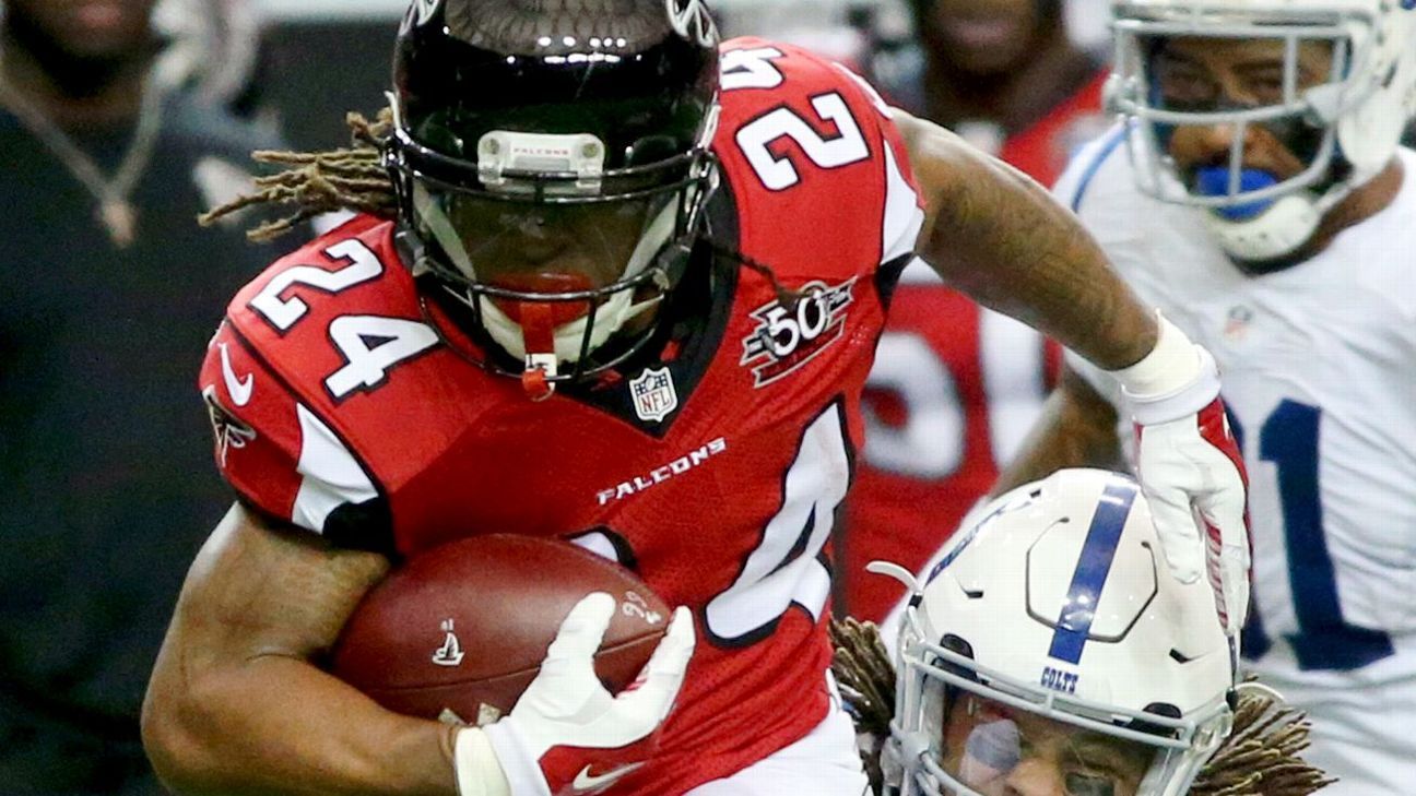 Falcons RB Devonta Freeman eager to play after concussion