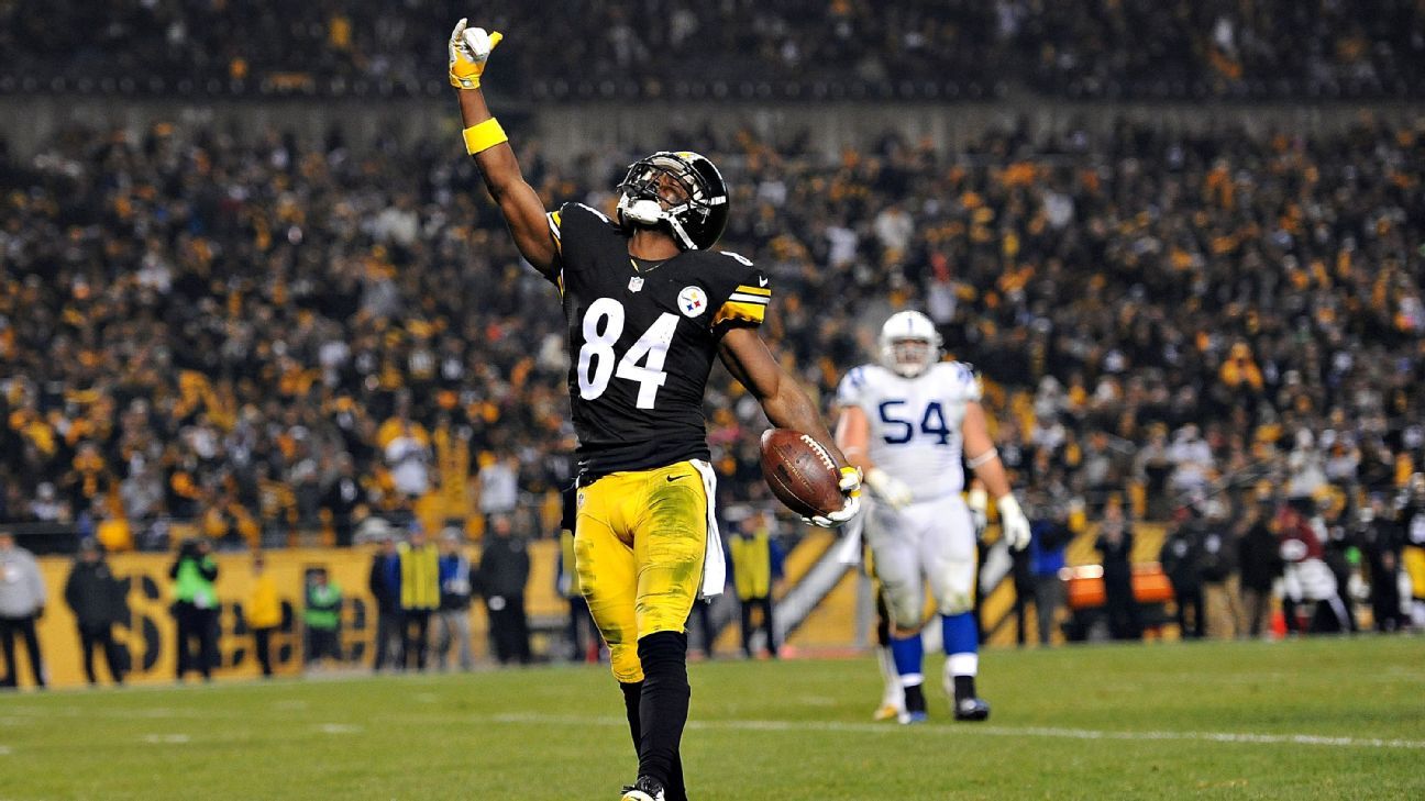 Steelers WR Brown high steps onto DWTS stage