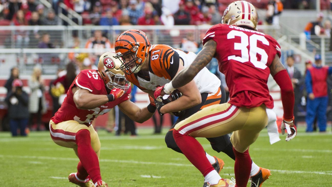 Tyler Eifert's absence means a Bengals introduction to Tyler Kroft
