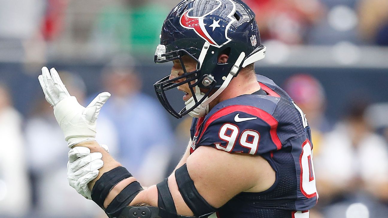 J.J. Watt of Houston Texans has back surgery, OK for season opener