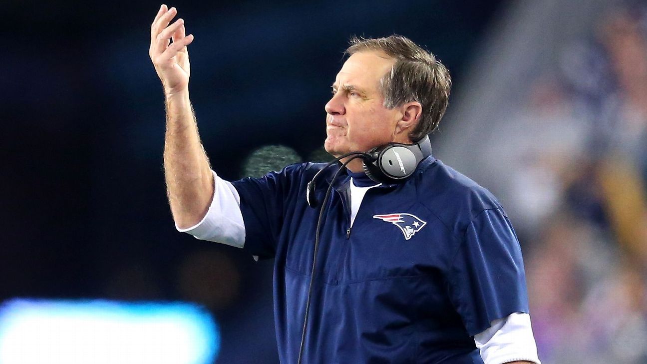Tough day for microphones and recorders at Bill Belichick's table