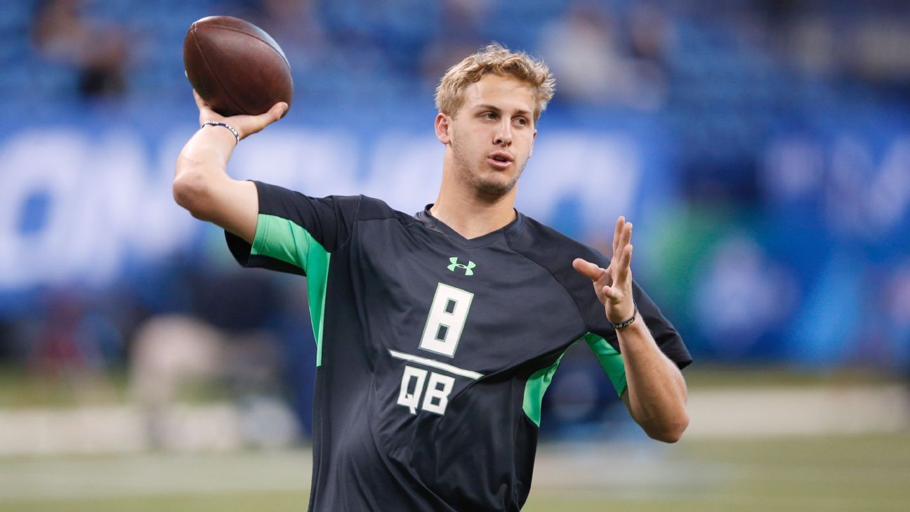 Goff finishes visit with Rams in L.A., source says