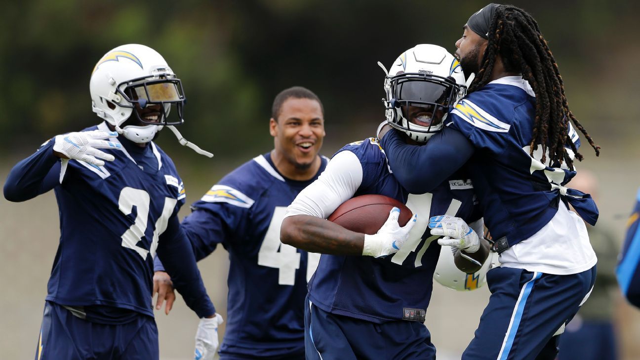 Chargers hope defensive celebrations at camp carry into regular season