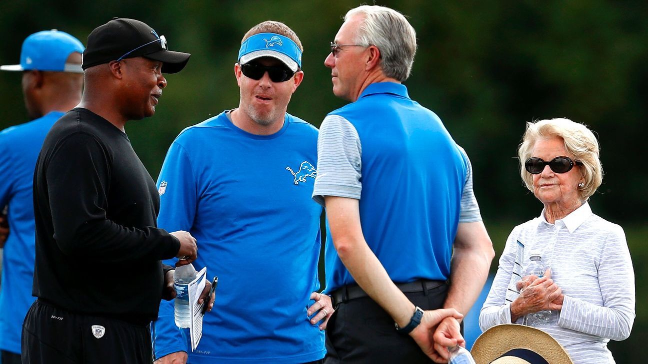 Bob Quinn feels 'really comfortable' with Jim Caldwell as Lions head coach