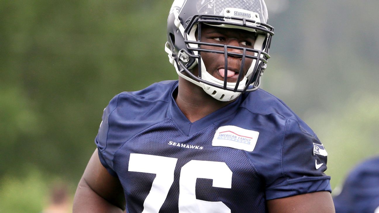 Seattle Seahawks G Germain Ifedi suffers high ankle sprain