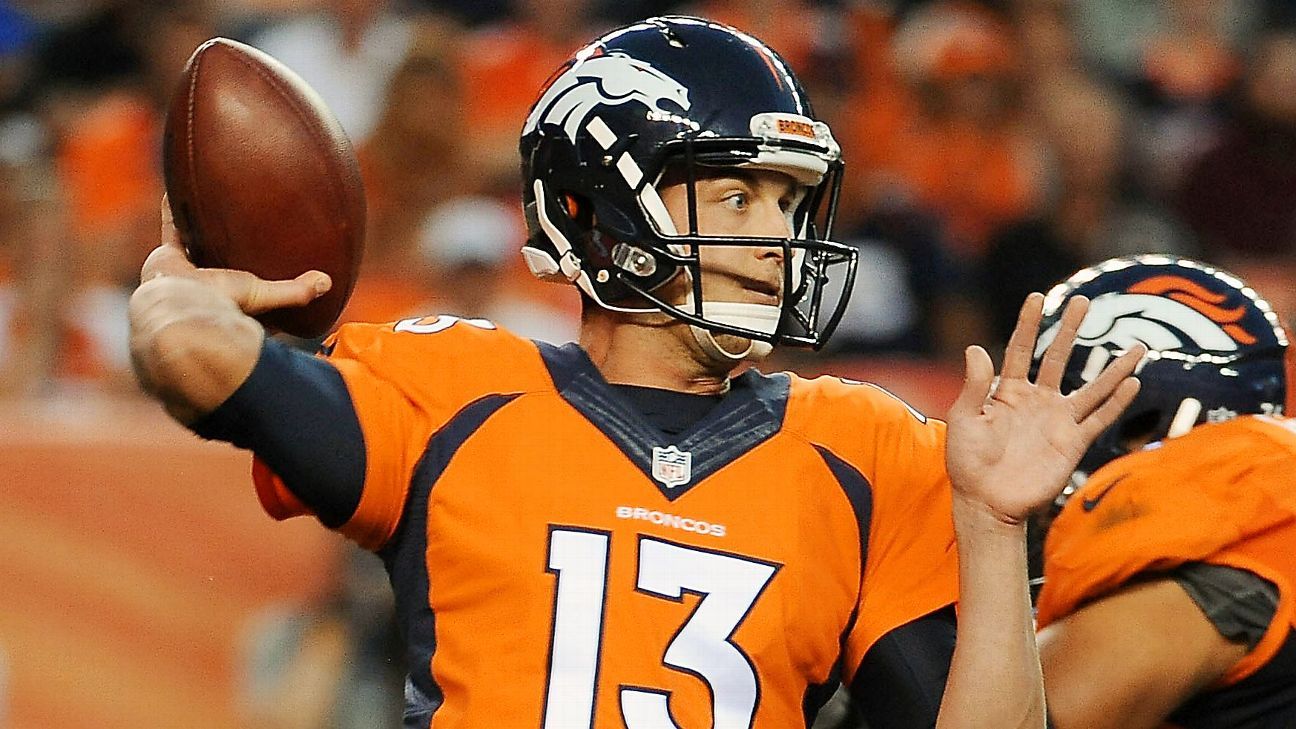 Trevor Siemian to start at quarterback for Denver Broncos