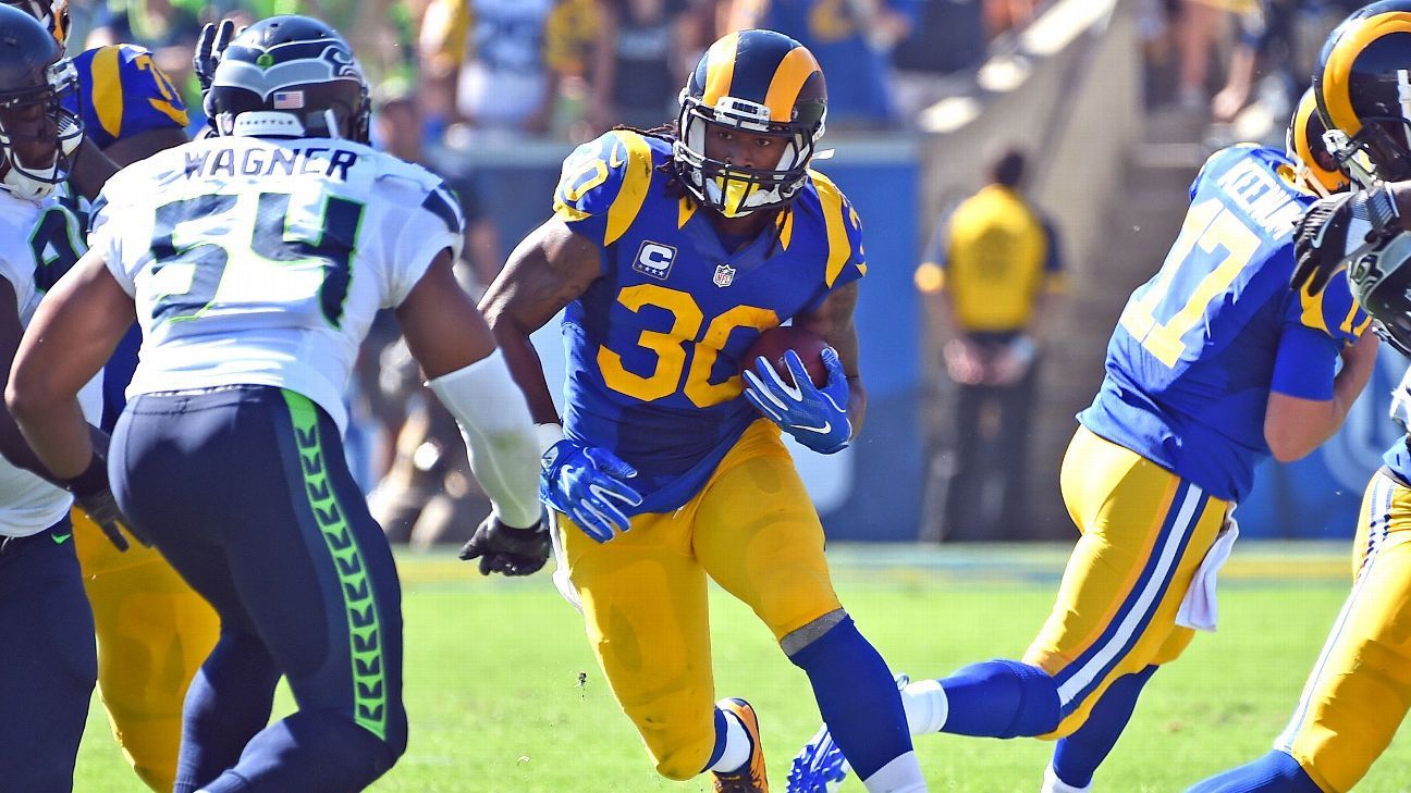 Rams get 1st TD of season; as LA team since '94