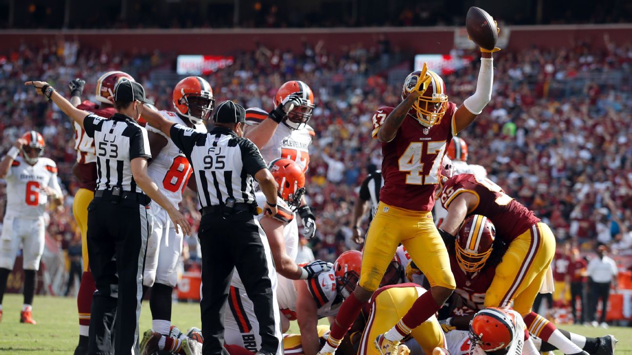 Fumble by FB Malcolm Johnson playing RB the key error in Browns loss