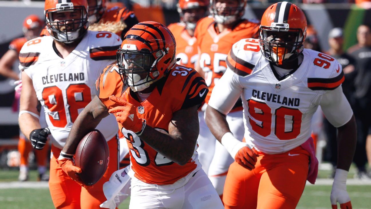 Jeremy Hill dances again, teams with A.J. Green to lead Bengals