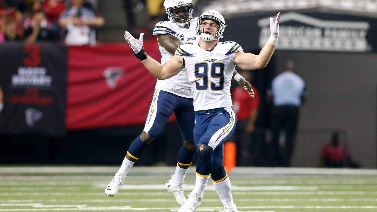 Chargers keeping Joey Bosa fresh by limiting snap count