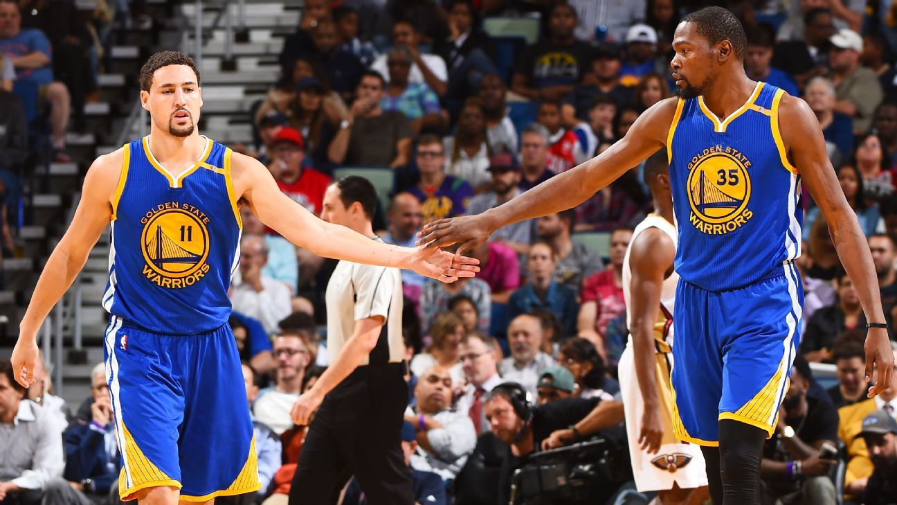 Klay Thompson of Golden State Warriors -- Don't blame my slump on Kevin Durant