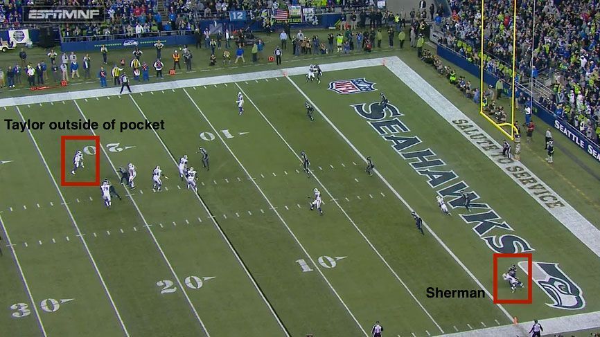 See why Richard Sherman wasn't flagged on last Bills pass