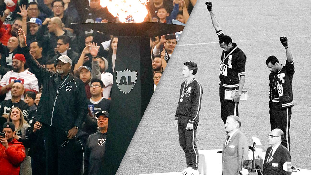 Tommie Smith reveled in return to Mexico City with Raiders