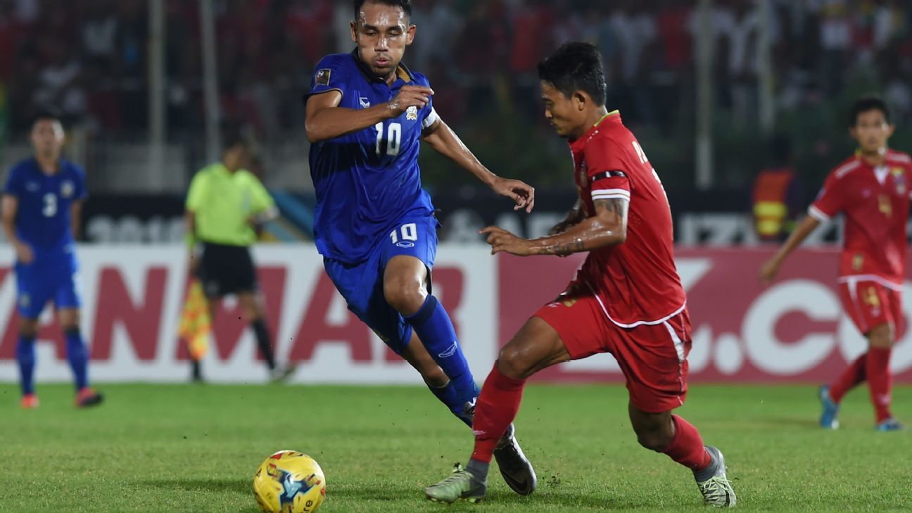 Thailand vs. Myanmar - Football Match Report - December 8, 2016 - ESPN