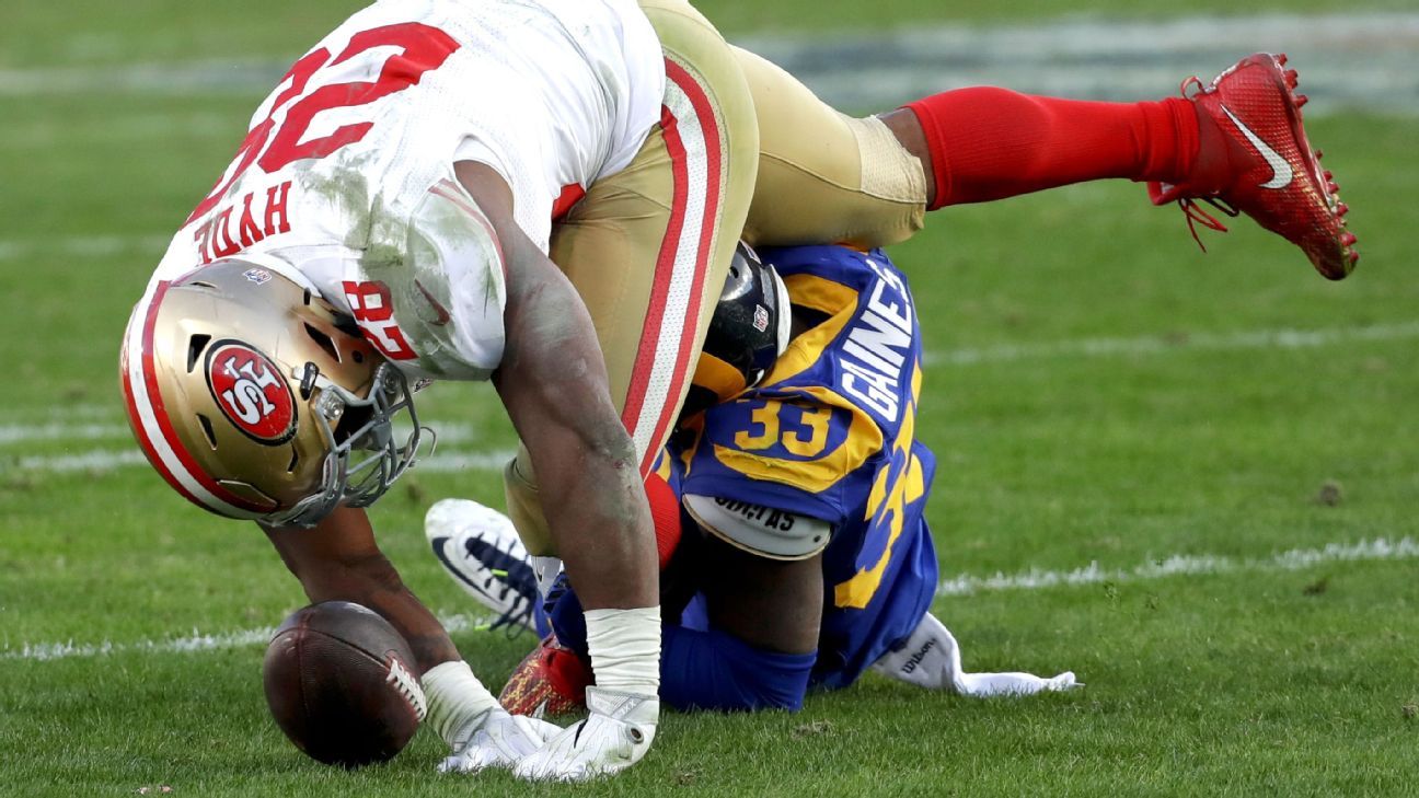 Kelly: 49ers' Hyde won't need surgery on MCL