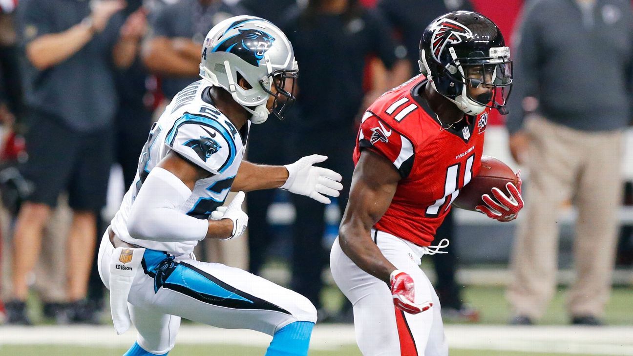 Julio Jones spectacular as Falcons hand Panthers their first loss