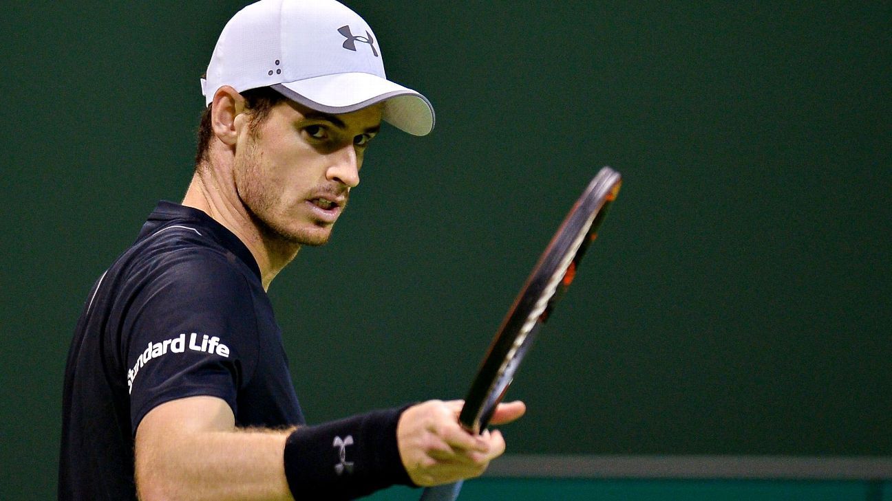 Murray's No. 1 spot isn't safe with Djokovic, Federer and Nadal around - ESPN