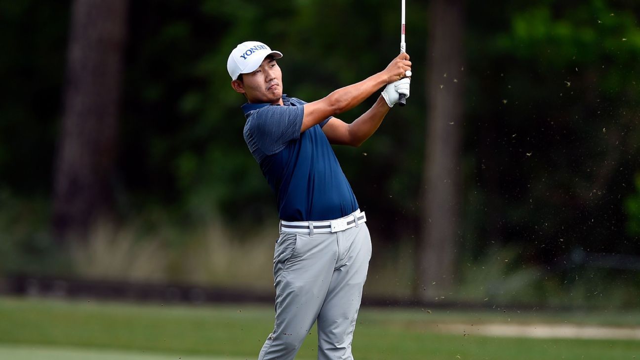 Fowler rallies, Kang holds lead in Houston
