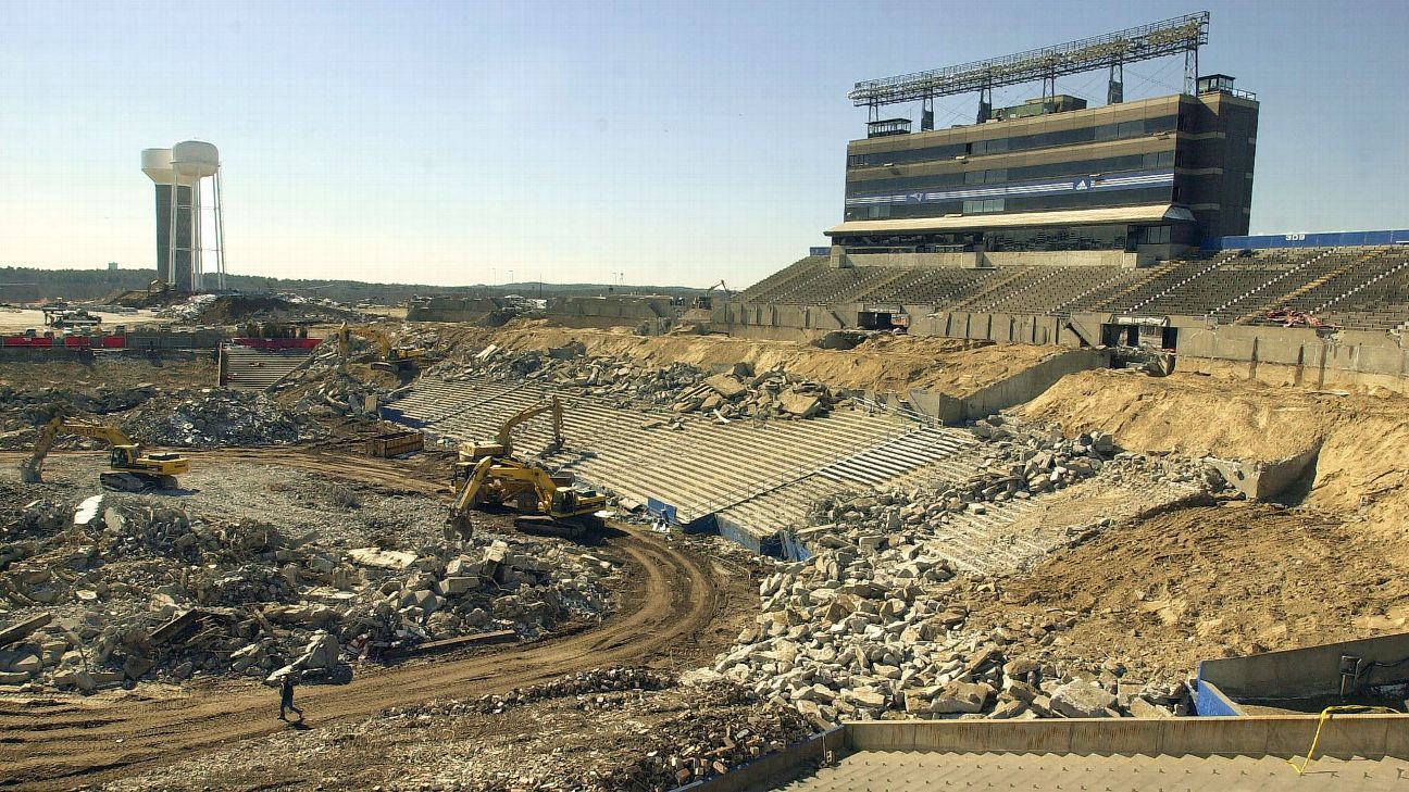 Foxboro Stadium was officially demolished 15 years ago today - New