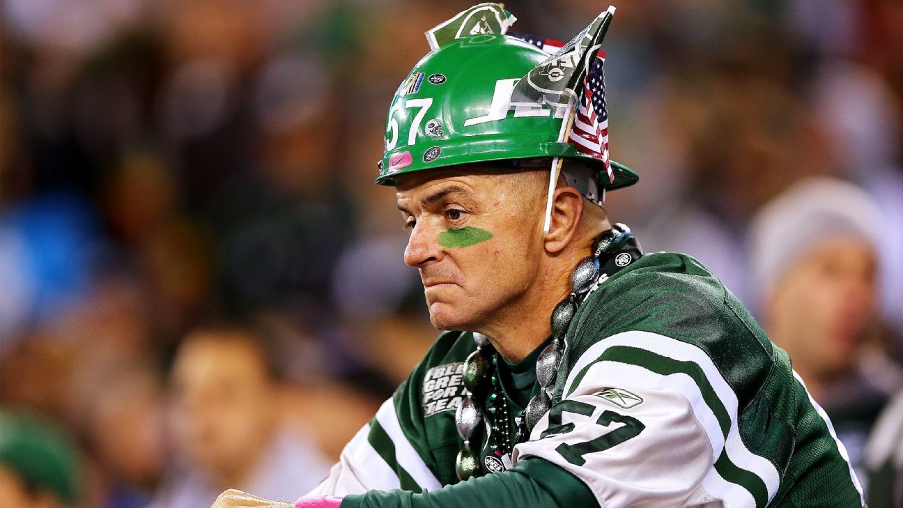 Jets' title drought almost old enough for AARP ... and no end in sight