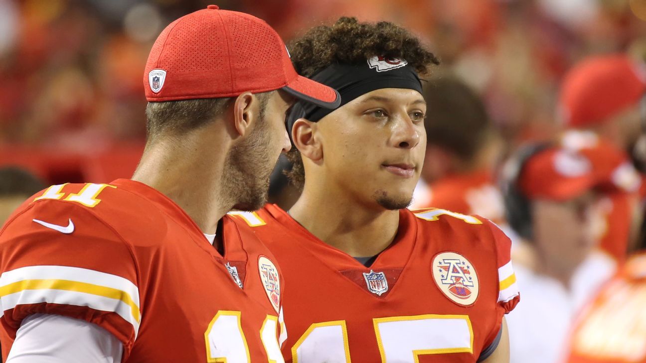 Alex Smith, Patrick Mahomes II form mutual admiration