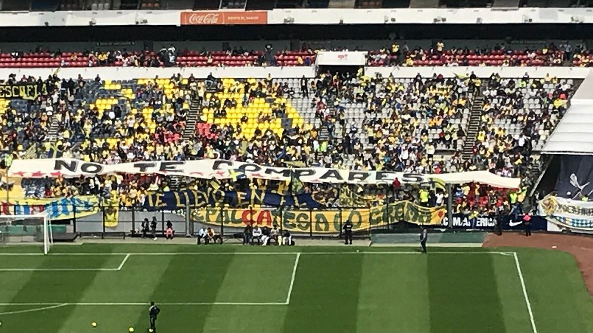 Afición abandona al América a la mitad del entrenamiento