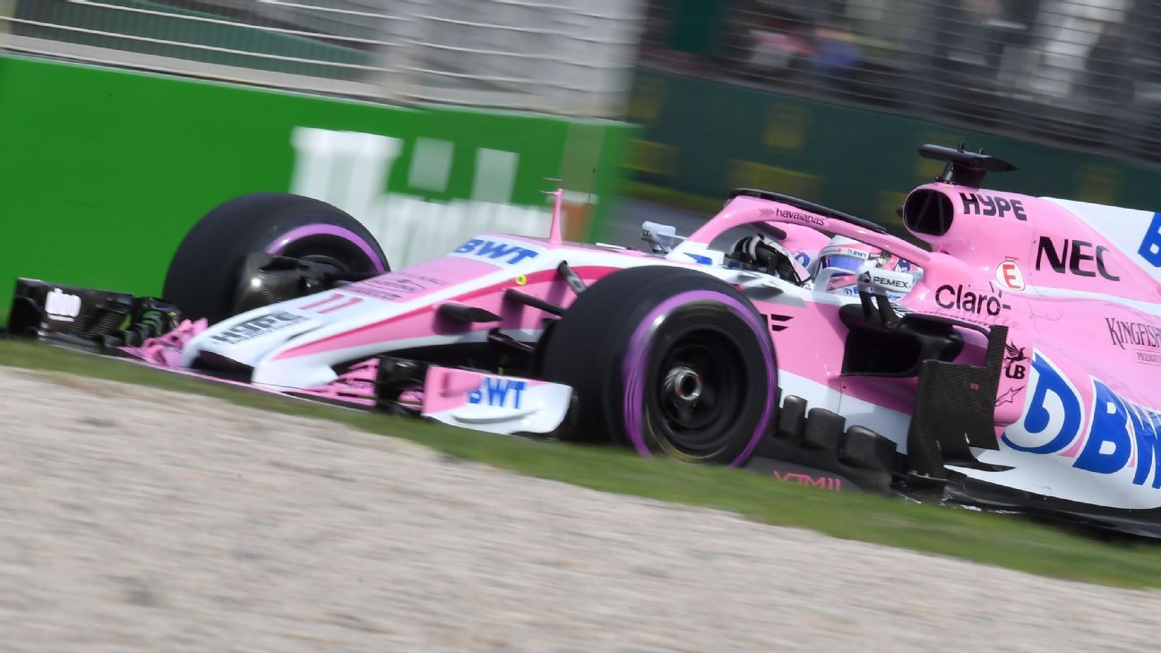 Sergio Pérez, de Force India, quedó 11ro en Australia