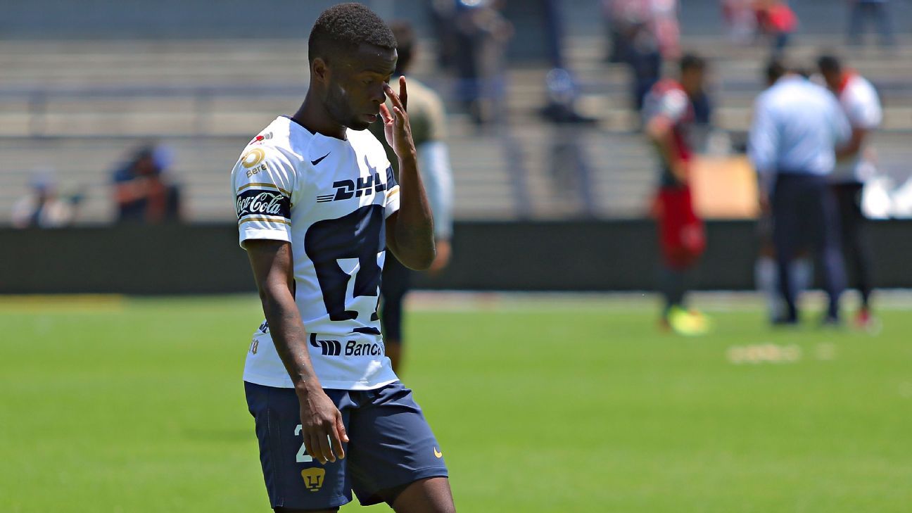 Reapareció Yuber Asprilla en Liga MX con Pumas