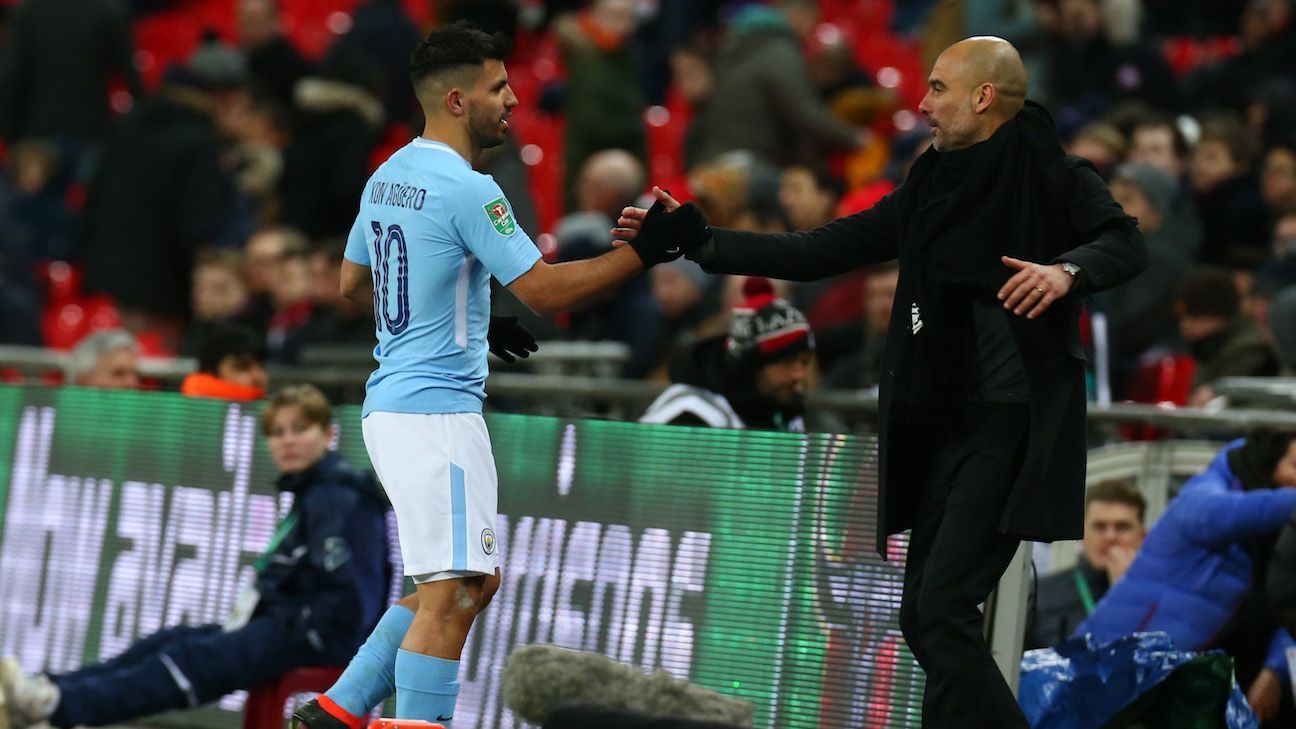 Guardiola espera que Agüero 'esté listo para últimos partidos y el Mundial
