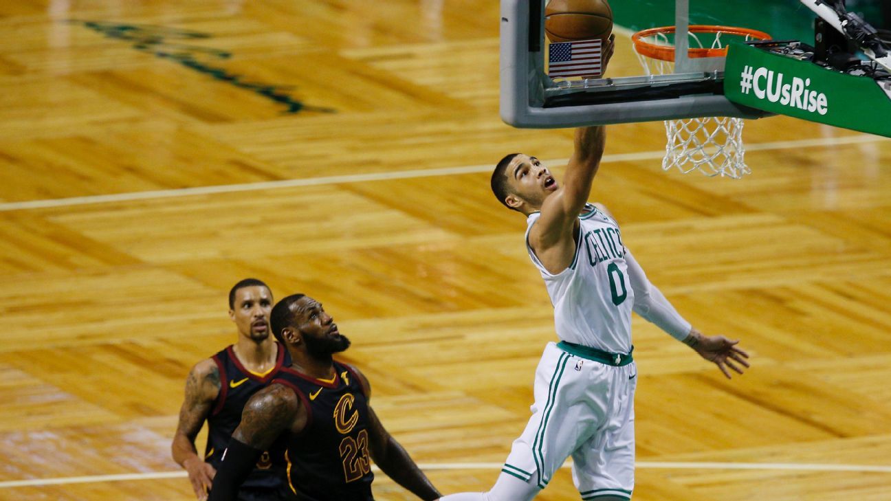 Celtics push Cavs to the brink as Tatum, defense spark Game 5 rout - NBA